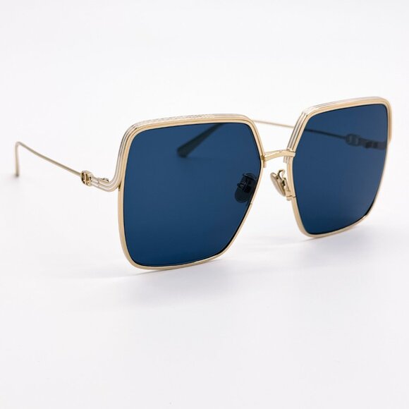 NEW DIOR EVERDIOR S1U B0B0 GOLD BLUE WOMEN SUNGLASSES DIOR